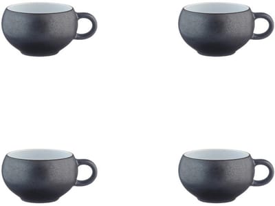 GOURMET mok 12cl - 4 stuks - Onyx