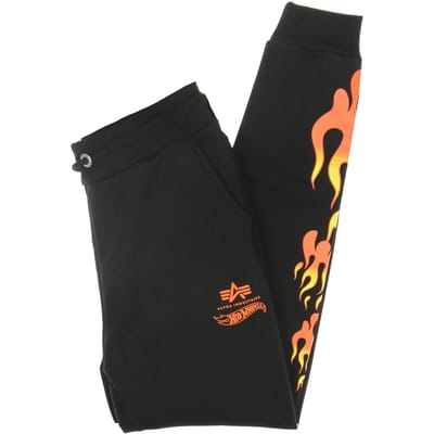 Fleece trainingspak heren Flame Jogger X Hot Wheels zwart