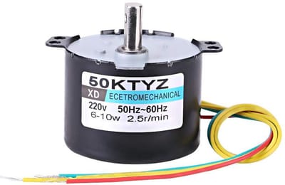 Synchrone Motor - AC Motor - Apparaten Sturen - Constante Snelheid - 2.5 RPM - Metaal