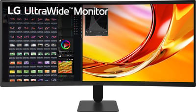 LG UltraWide 34U601B-B - WQHD VA Monitor - 1800R Cruved - 120hz - 34 inch