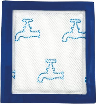 Multaparts® uitwasbaar filter geschikt voor AEG LX9 series & Electrolux UC.. series | Motorfilter in rubberen houder | Afmetingen: 15,5 x 14,3 x 2 cm | Alternatief voor AEG 1184129029