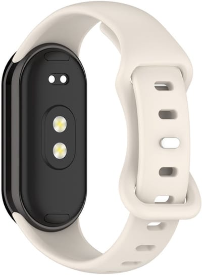 Siliconen bandje - geschikt voor Xiaomi Mi Band 10 / 9 / 8 / Xiaomi Smart Band 10 / 9 / 8 - beige