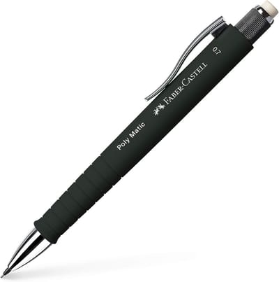 Vulpotlood - Schrijfpotlood - Moeiteloos Schrijven - Ergonomische grip - 0.7 mm - Zwart