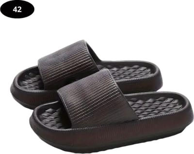 Livano Badslippers Dames - Comfortabel - Flip Flops - Sauna - Zomer - Zwart - Maat 42