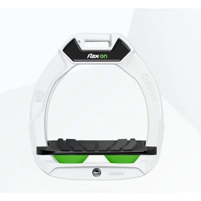 Veiligheidseisen voor rijden Scheve Grip Wit/Zwart/Groen kind Flex-On Safe-On
