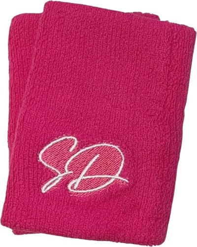 Sparkle & Dream - Polsbandjes/Zweetbandjes Fuchsia - Set van 2 stuks - Voor turnen en gymnastiek