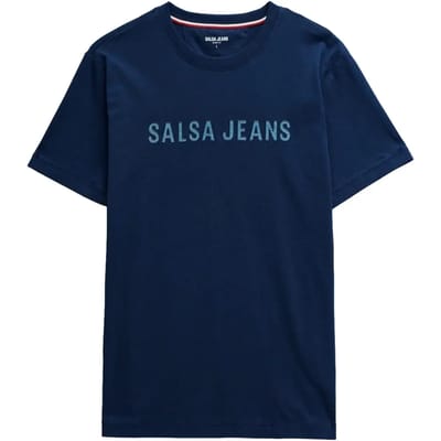 T-shirt met logo van katoen Salsa Jeans
