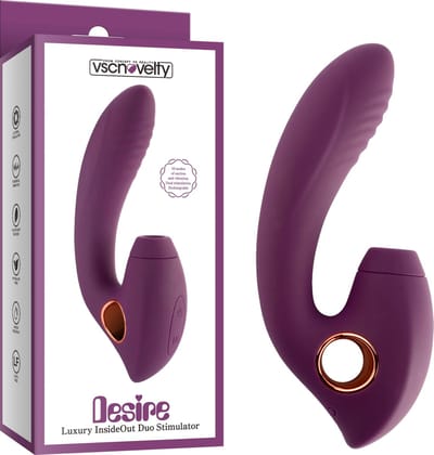 vscnovelty® Luxury Pleasure - vibrator - Duo Stimulator pulserend op lucht - USB oplaadbaar