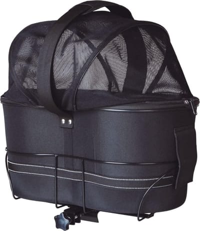 Nevenco - Hondenfietsmand Bagagedrager - Achterop - Max 6 Kg - Honden & Katten - Veilig Vervoeren Van Huisdieren - Gemakkelijke Montage