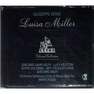 CD VERDI - Luisa Miller CDO17 Fonit Cetra 1992 Japan Klassiek Gebruikt gray