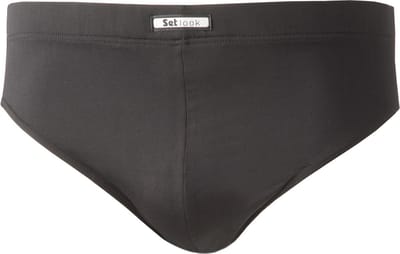 -Look heren heup slip microfiber 1378 - Mannen onderbroek - Zachte tailleband - Zwart / XL