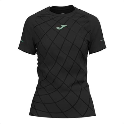 Joma R-night T-shirt Met Korte Mouwen Zwart M Vrouw
