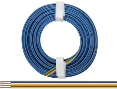 Donau Elektronik 418-5 Draad 4 x 0.14 mm² Groen, Rood, Geel, Blauw 5 m