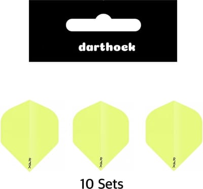 Darthoek | Flights | R4X | Geel | 10 Sets | (30 stuks) |