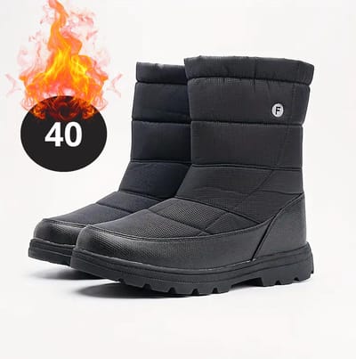 Bovista Snowboots - Sneeuwschoenen - Sneeuwboots - Heren - Wintersport - Ski - Skischoenen - Zwart - 40 - Buiten