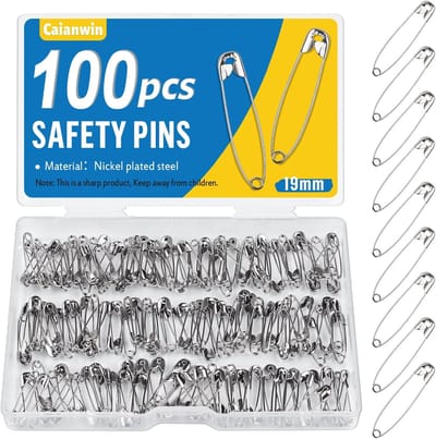 Veiligheidsspelden Mini - Kleding Spelden - Kleding Maken - Roestvrij Staal - 100 Stuks - Zilver