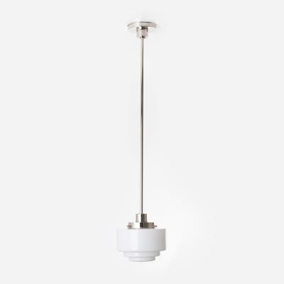 Hanglamp Getrapt Ø 20 20's Nikkel - Art Deco Trade