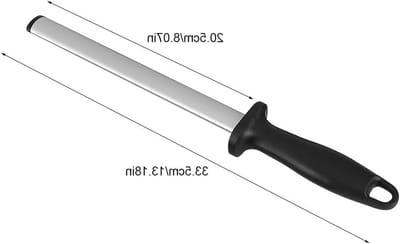 Koksmes met 20 cm lemmet, ovaal ontwerp, ergonomische handgreep, scherp en veelzijdig keukengereedschap voor thuisgebruik