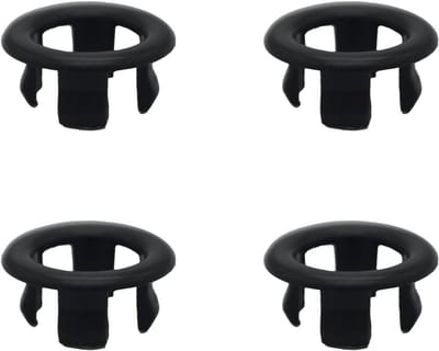 Set Wastafel Meubels - Afvoer Covers - Badkamer Decoratie - Chroom Afwerking - 4 Stuks - Zilver