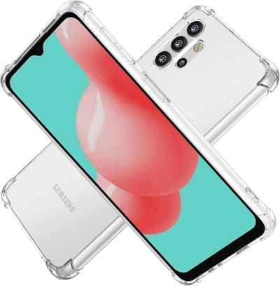 Shockproof Hoesje Geschikt voor: Samsung Galaxy A32 5G - Anti-shock Silicone - Transparant