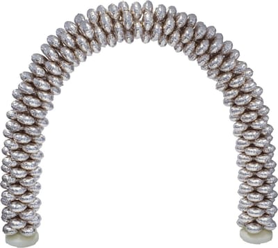 Ballonboog set met 70 stuks 17" folieballonnen, zilver