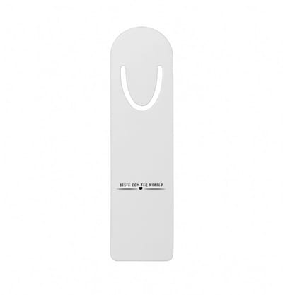 Hacebo® - Beste oom ter wereld metalen boekenlegger - Oom - uncle - leuk cadeau voor je oom Bladwijzer boekenleggers - 12.7 cm x 3.2cm