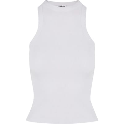 Urban Classics - Racer Back Rib Mouwloze top - 5XL - Wit