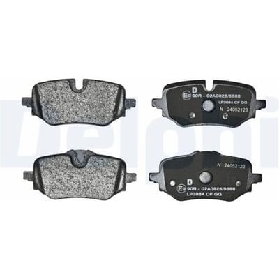 Remblokset, schijfrem DELPHI LP3884