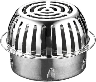 Afvoerrooster Vloerputje - Haar Vanger - Douche Water Afvoeren - Roestvrij Staal - 110 mm - Zilverkleurig