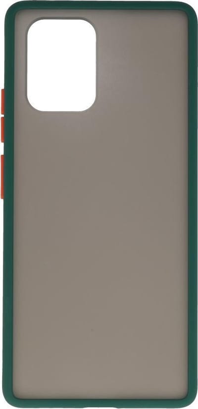 Hoesje Geschikt voor de Samsung Galaxy S10 Lite - Hard Case Backcover Telefoonhoesje - Donker Groen