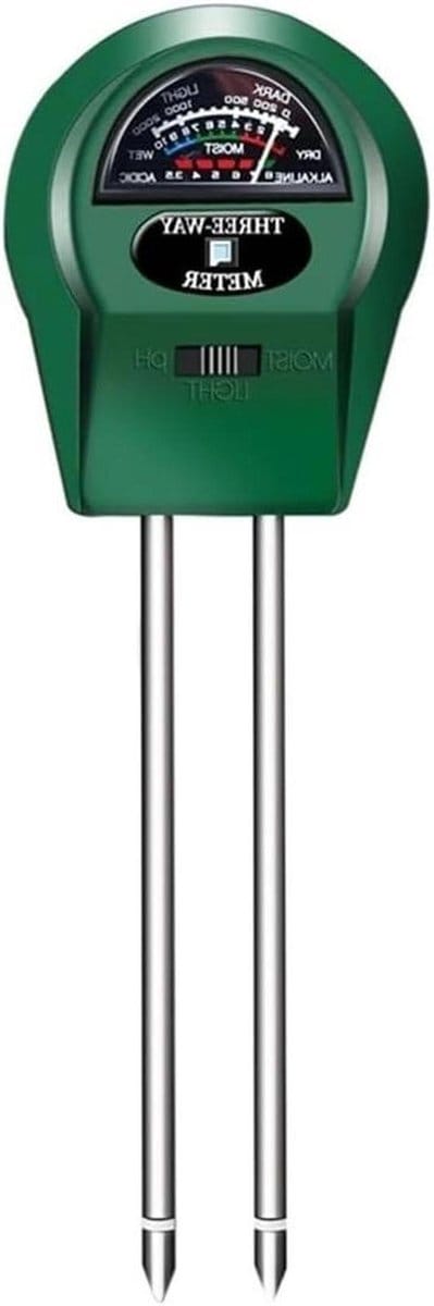 Bodemmeter 3-in-1 - Vochtmeter pH Licht - Plantenverzorging Tuin - Bruiksvriendelijk Ontwerp - One Size - One Color