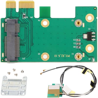 Mini PCIE naar PCIE Fijne Afwerking Eenvoudige Bediening Lichtgewicht Draagbaar PCB Materiaal Netwerkkaart
