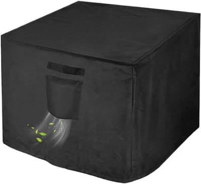 Vuurkorf Afdekhoes - Beschermhoes Buiten - Terras Beschermen - Waterdicht Oxford Materiaal - 82x82x61 cm - Zwart