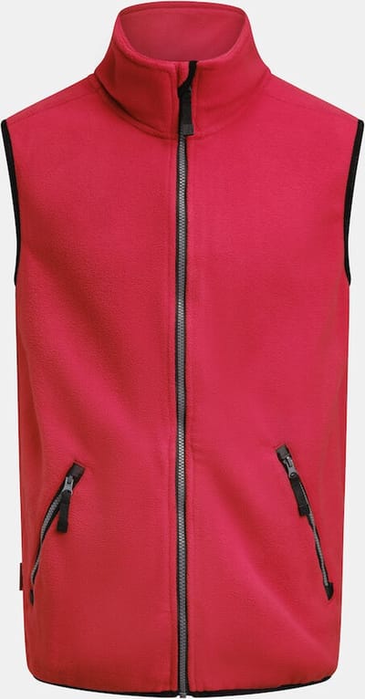 Jobman 7501 Fleece Vest 65750175 - Rood - L