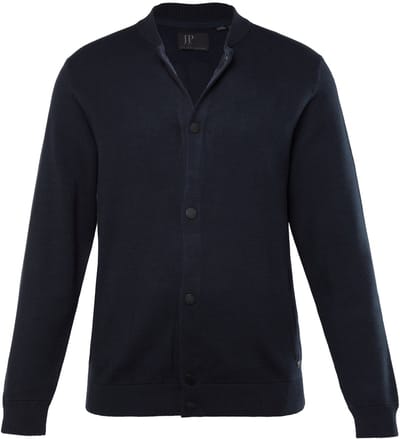 JP 1880 - Heren - Vest FLEXNAMIC® collegekraag 2 zakken - Navy blauw - Maat L