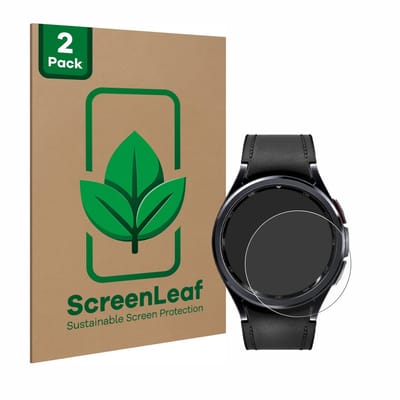 2 Stuks Screenprotector voor Samsung Galaxy Watch 6 Classic (43 mm) - Hoogwaardige Beschermfolie transparant