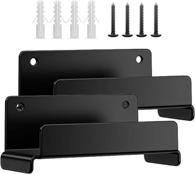 Ladderhaak - Wandmontage haak - Gereedschap opbergen - Ruimtebesparend staal - 135cm - Zwart