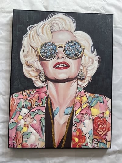 Schilderij Marilyn Monroe 90x120cm