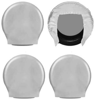 Bandenhoezen Set van 4 - Universele Bescherming voor Vrachtwagens, SUV's, en Campers (26-28 inch)
