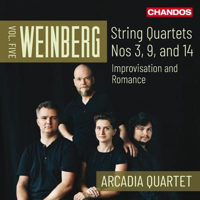 Arcadia Quartet - Weinberg String Quartets Vol. 5 (CD)