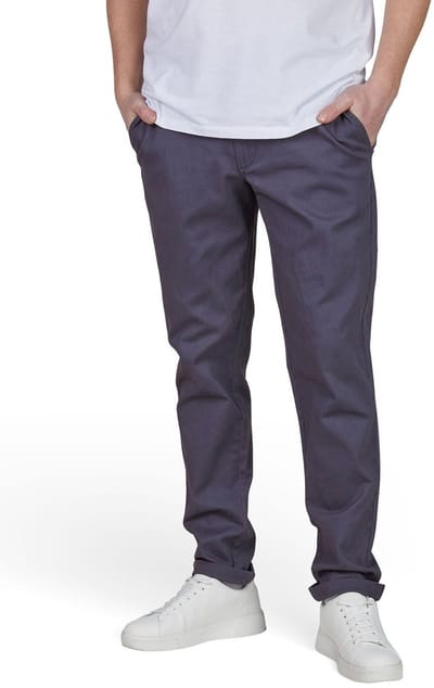 Jack & Jones Heren Chino Broek JAMES JJMITCH slim Blauw Volwassenen chino broek - stofbroek