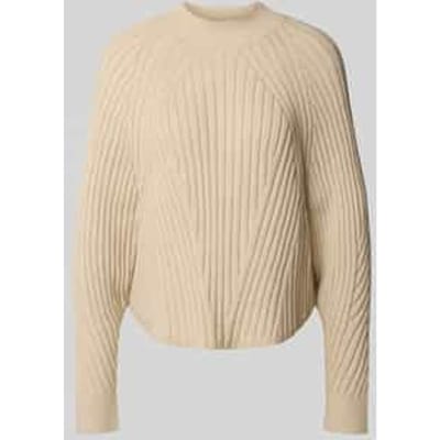 Gebreide pullover met ribboorden, model 'Touann'