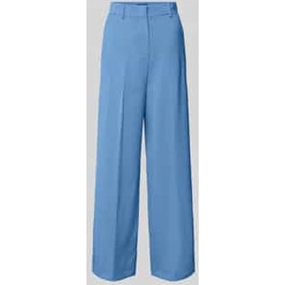 Regular fit bandplooibroek van zuivere scheerwol model 'VISIVO'