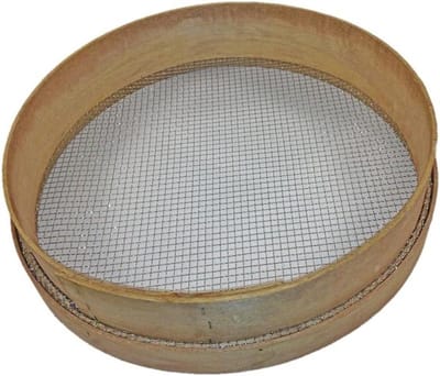 Houten Tuinzeef - Zeefbak Aarde - Stenen Verwijderen - Traditionele Houten Rand - 7 mm Maaswijdte