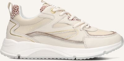 CRUYFF JUNIOR Madina Sneakers Meisjes - Leren Sneaker - Beige - Maat 31
