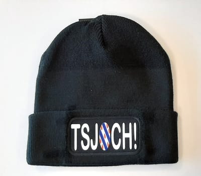 Eizook Beanie Muts Tsjoch! Friesland Fryslân Proost Uniek