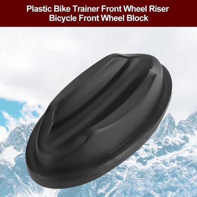 Fiets Voorwiel Riser Blok - Fiets Wiel Blok - Indoor Fiets Training - Gegroefd Dubbel Ontwerp