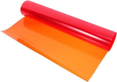 Dailygoods - Oranje Kleurfilter Papier voor Verlichting en Fotografie