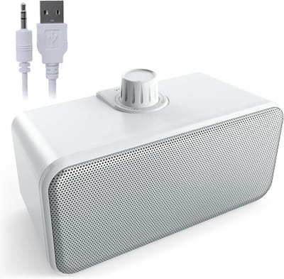 Bedrade TV Luidsprekers - Geluid Boxen - Films Kijken - Geen Vertraging - 7.6x7.6x16.5cm - Grijs