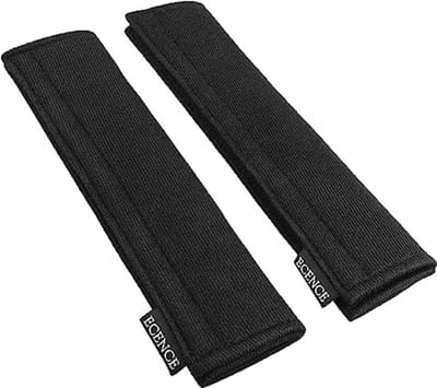 Zwarte Autogordel Pads - Set van 2 Comfortabele Schouderkussens voor Veiligheid en Ondersteuning